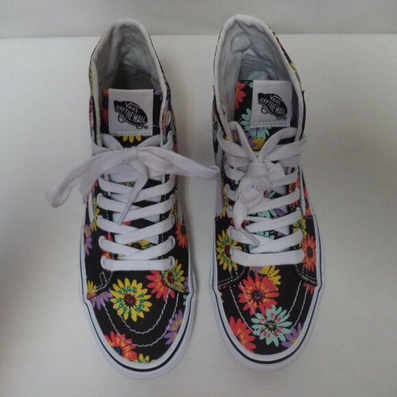 VANS Floral High-Top Sneakers - Retro Converse - Picture 9 of 13